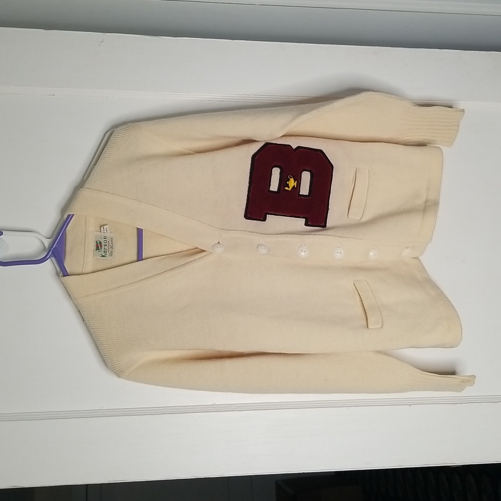 60's Karson Cardigan w/B letter